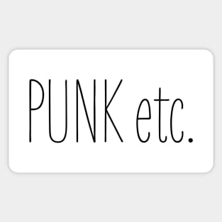 Punk etc. Sticker